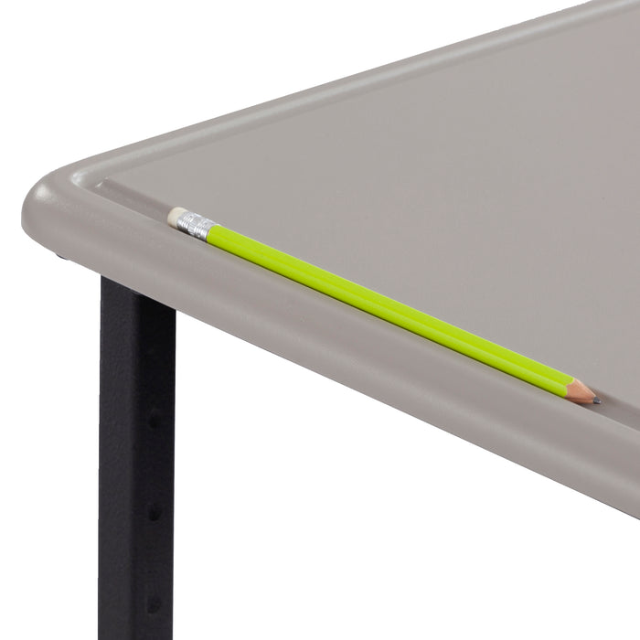 AlphaBetter® Adjustable-Height Stand-Up Desk, 28 x 20" Standard Top and Swinging Footrest Bar | 1201BE