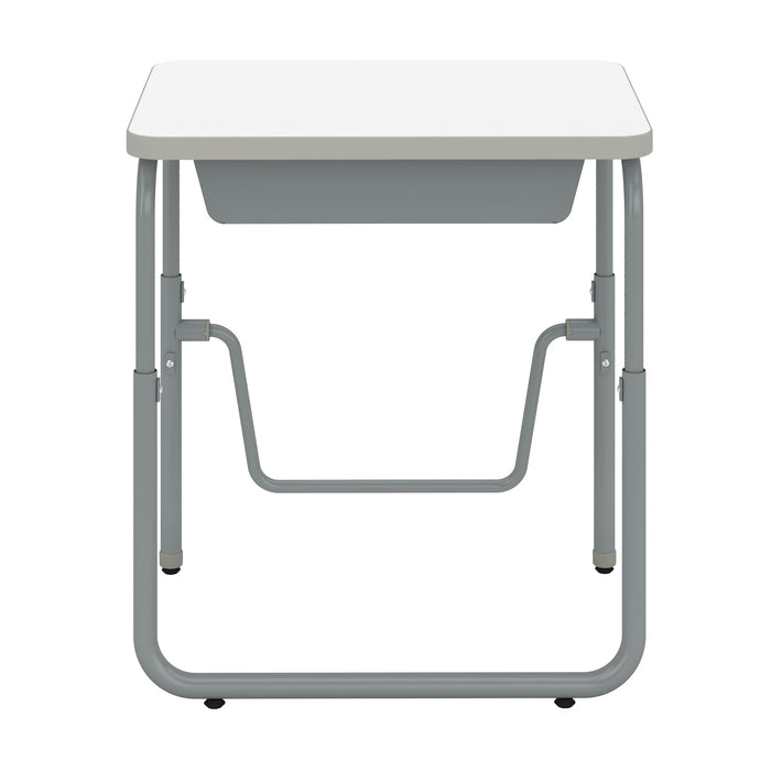 AlphaBetter® 2.0 Height – Adjustable Student Desk with Book Box and Pendulum Bar 22”-30” | 1222