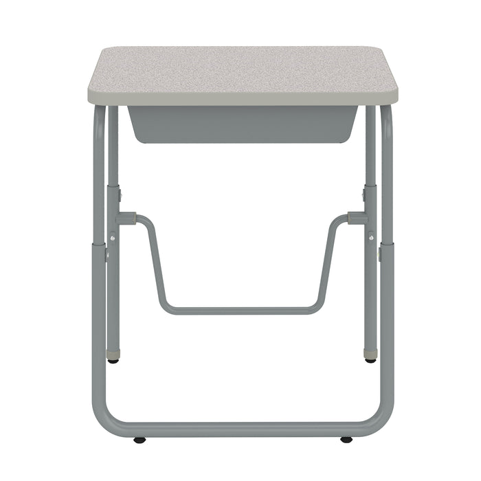 AlphaBetter® 2.0 Height – Adjustable Student Desk with Book Box and Pendulum Bar 22”-30” | 1222