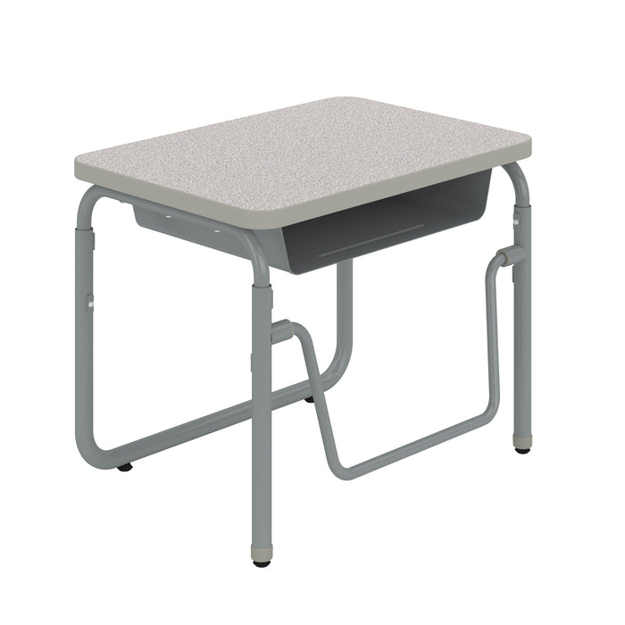 AlphaBetter® 2.0 Height – Adjustable Student Desk with Book Box and Pendulum Bar 22”-30” | 1222