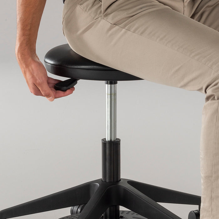 Foot Pedal Lab Stool | 3437BL
