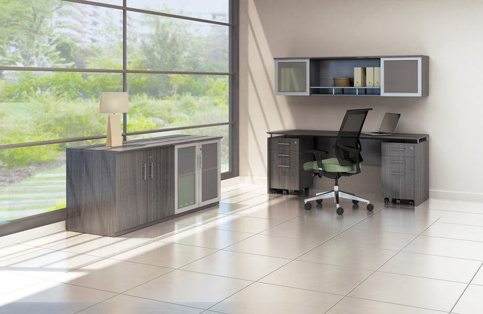 Medina™ Low Wall Cabinet with Glass Doors | MVLC