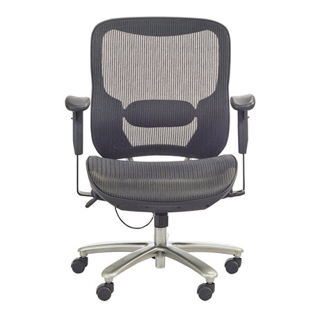 Lineage™ Big & Tall All-Mesh Task Chair, 400 lb. Weight Capacity | 3505BL