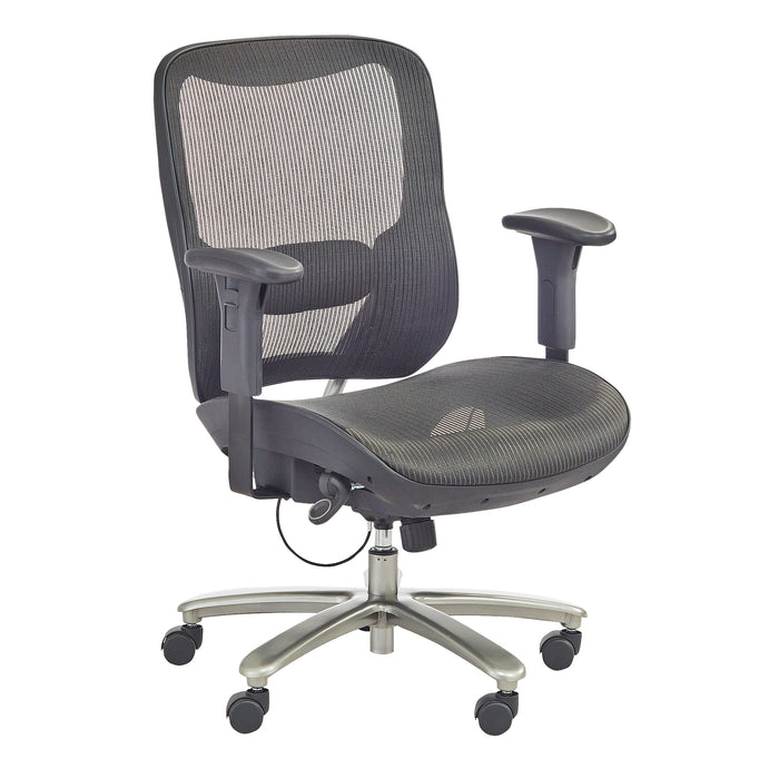 Lineage™ Big & Tall All-Mesh Task Chair, 400 lb. Weight Capacity | 3505BL
