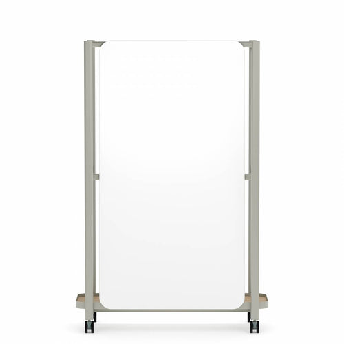 Collaborative Spaces™ 48"W Single Sided Whiteboard Cart | SCCSW1848