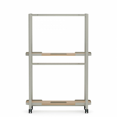 Collaborative Spaces™ 48"W Empty Removable Whiteboard Cart | SCCEW1848