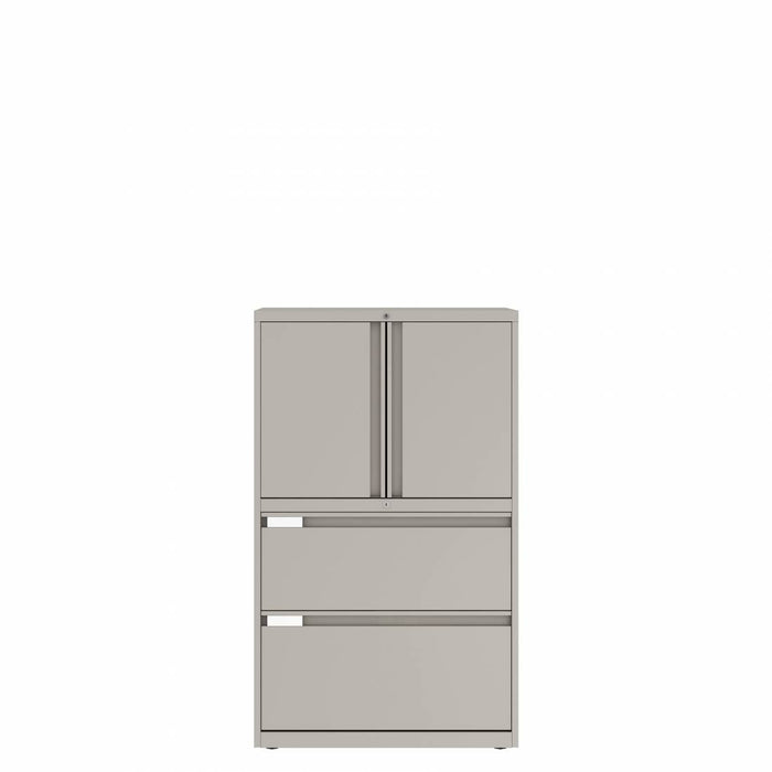 Prime™ 49.6"H Two File Multi-Stor Cabinet, 30"W x 18"D - One Adjustable Shelf | GUCC41G1830P