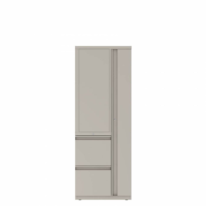 Prime™ 65.6"H Personal Tower, Open Side Shelves, File/File - Left, Wardrobe - Right | GUSLS502424FOPR