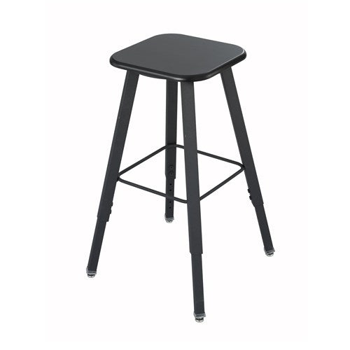 AlphaBetter® Adjustable-Height Student Stool with Thermoplastic Seat and Tip-Resistant Base | 1205