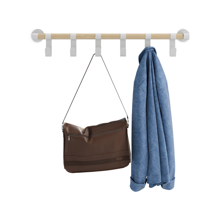 Resi Coat Wall Rack 6 Hooks | 4264WH