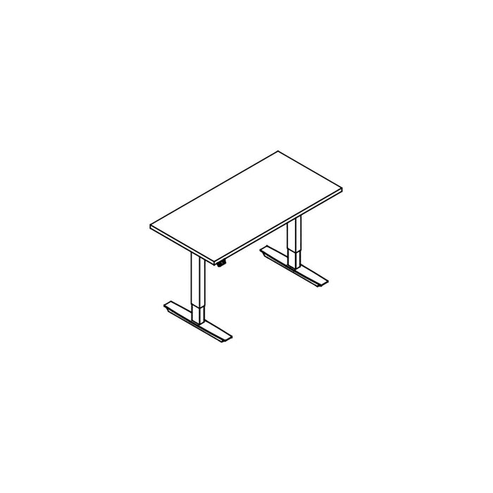 ML Series - Rectangular, 2 Stage, 2 Leg, 72" W | 5222472HT