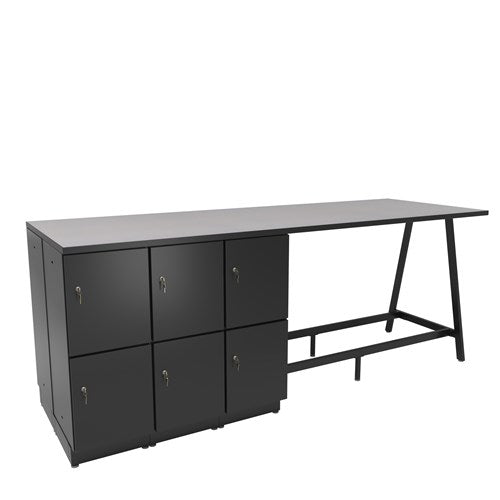 Resi® Storage Bistro-Height Collaborative Workstation | CC10