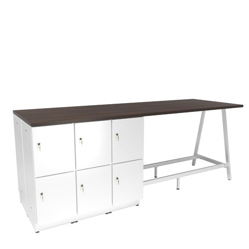 Resi® Storage Bistro-Height Collaborative Workstation | CC10