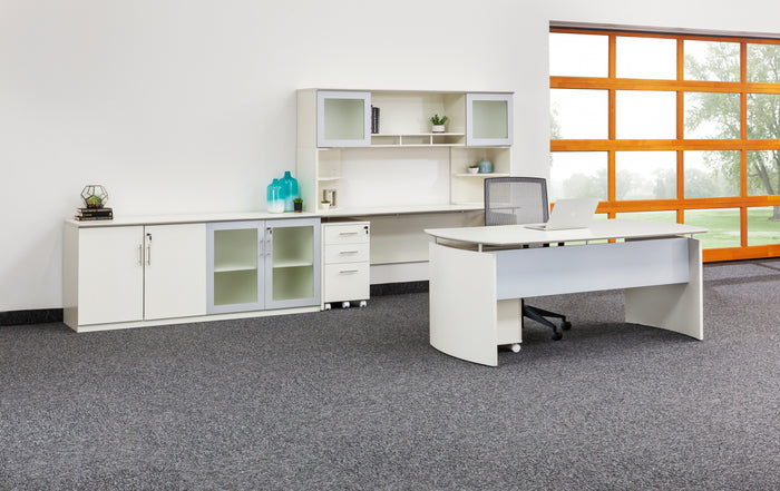 Medina™ Low Wall Cabinet with Glass Doors | MVLC