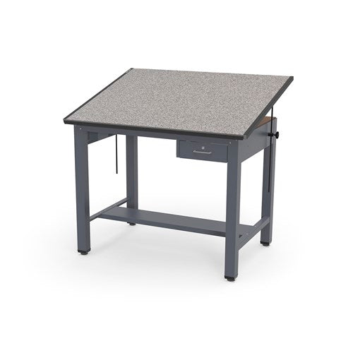 Ranger Steel 4-Post Table 48"W x 37.5"D with Tool Drawer | 7734A