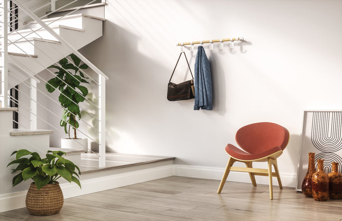 Resi Coat Wall Rack 6 Hooks | 4264WH