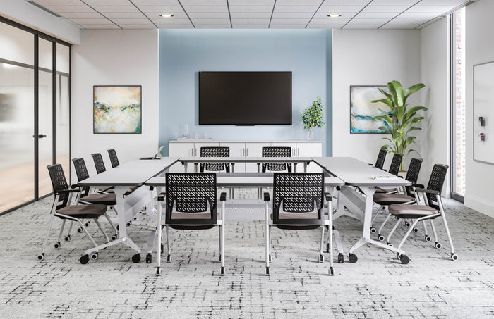 Flip-N-Go® 24 x 72" Rectangular Training Table, LPL | LF2472TSLV