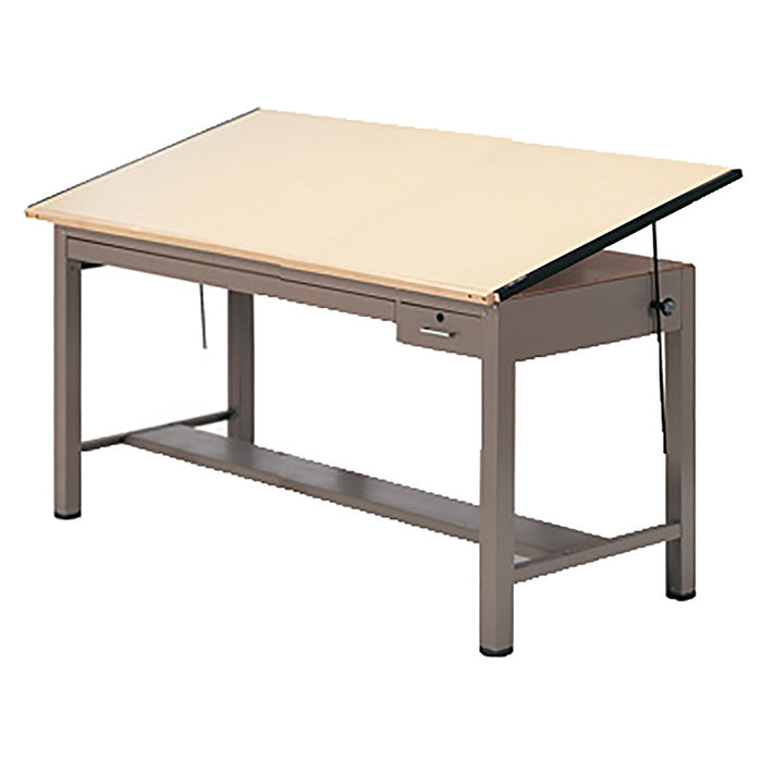 Ranger Steel 4-Post Table 72”W x 37.5”D with Tool Drawer and Shallow Drawer | 7737B