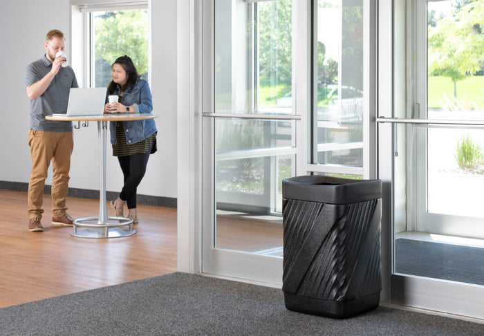Twist™ Waste Receptacle, Open Top | 9372BL