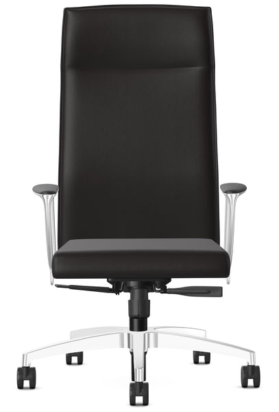 Allseating Mid or High Back Zip Chair in Genuine Leather | 94040