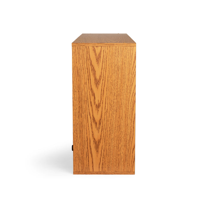 Wood Adjustable Literature Organizer, 32 Compartment w. Drawer | 9494