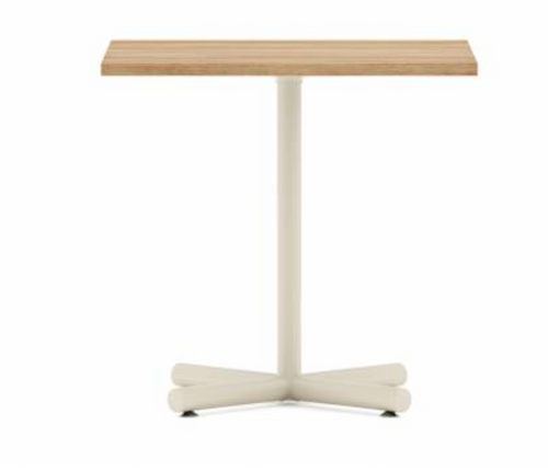 Anywhere 30" Square Meeting Table with Tubular Steel Base | TSQ4RS30