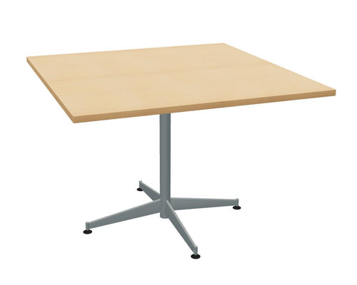 Anywhere 42" Square Meeting Table with Tapered Blade Base | TSQ4TS42