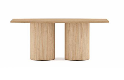 Anywhere 72"W x 36"D Boat Shaped Conference Table with Drum Bases & One Piece Top | TBTDM7236