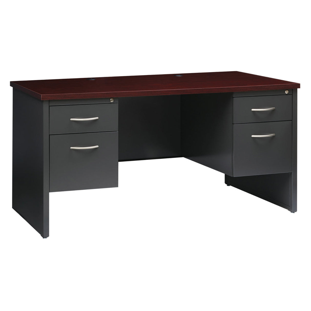 Bedford 60"W Double Pedestal Desk | OSMD6030