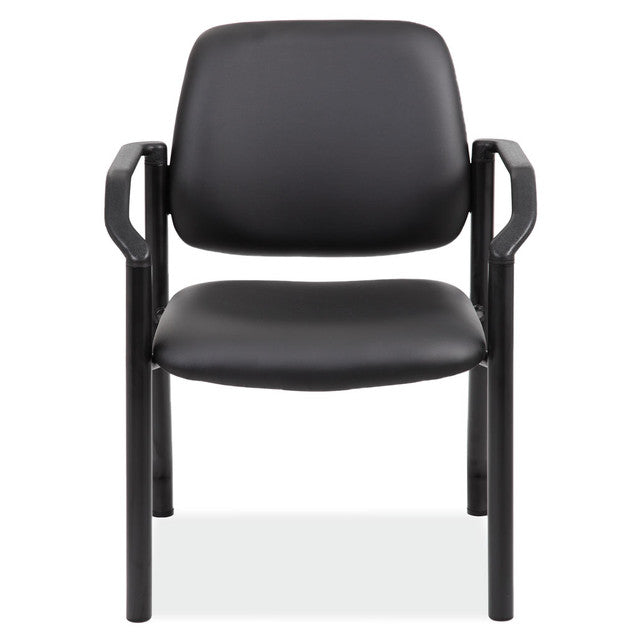 Big & Tall Guest Chair with Arms and Black Frame - 22"W | 59053FPA