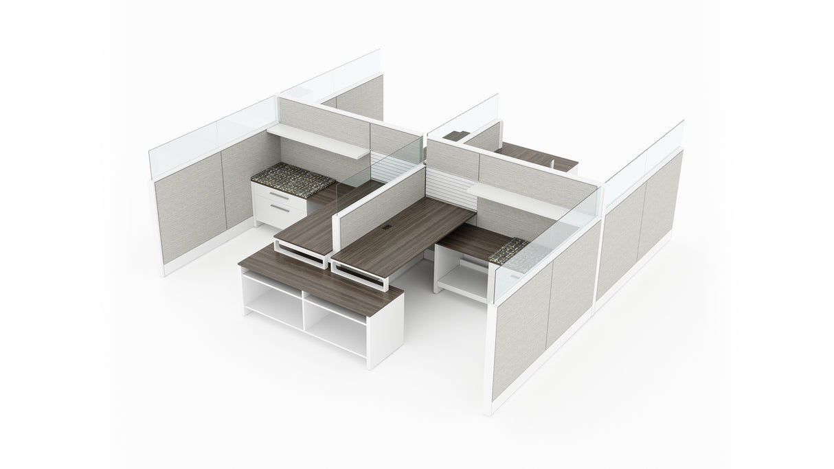 Compile 4 Person 42"-54" H 6'x6'3" System Typical | CM504