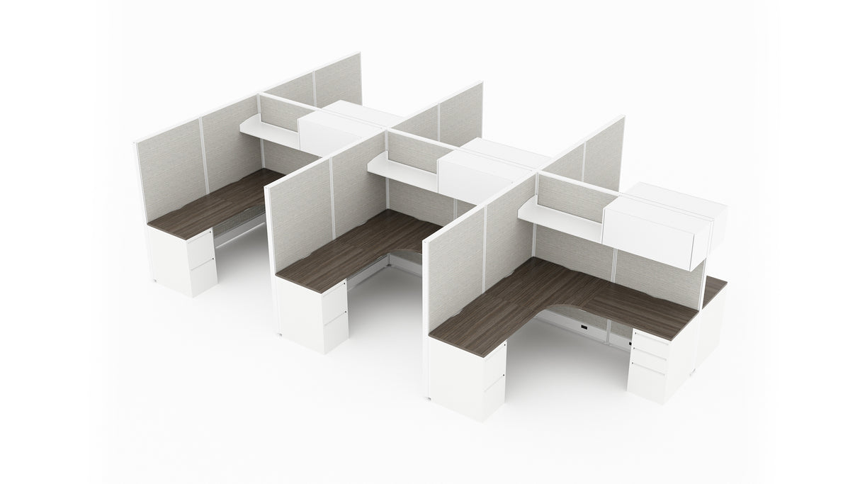 Compile 6 Person 66" H 6'x6' System Typical | CM512