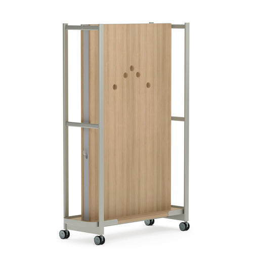 Collaborative Spaces™ 48"W Media Cart with Internal Power Bar | SCCMEP1848