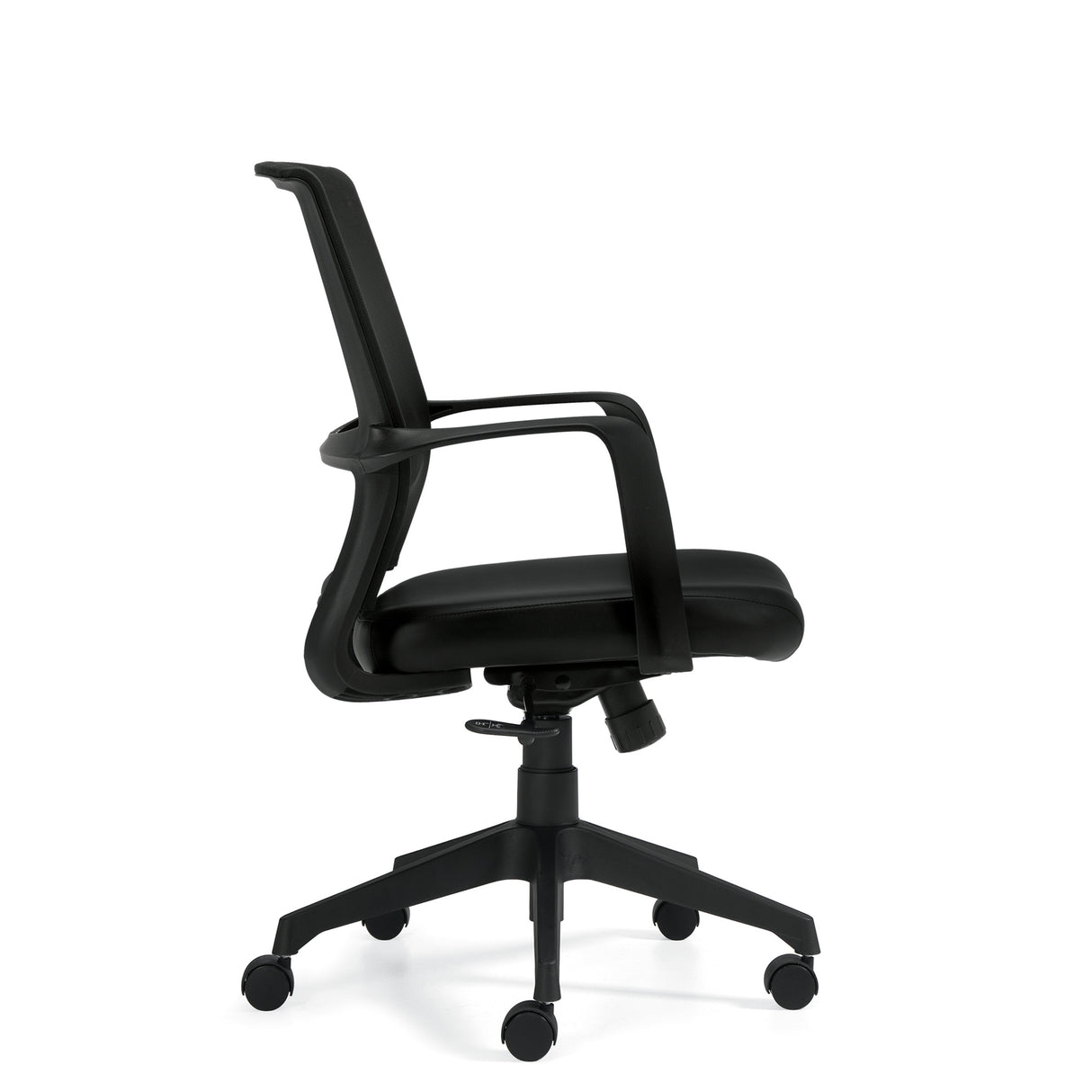 Low Back Mesh Back Tilter w/ Luxhide Seat | OTG13026B