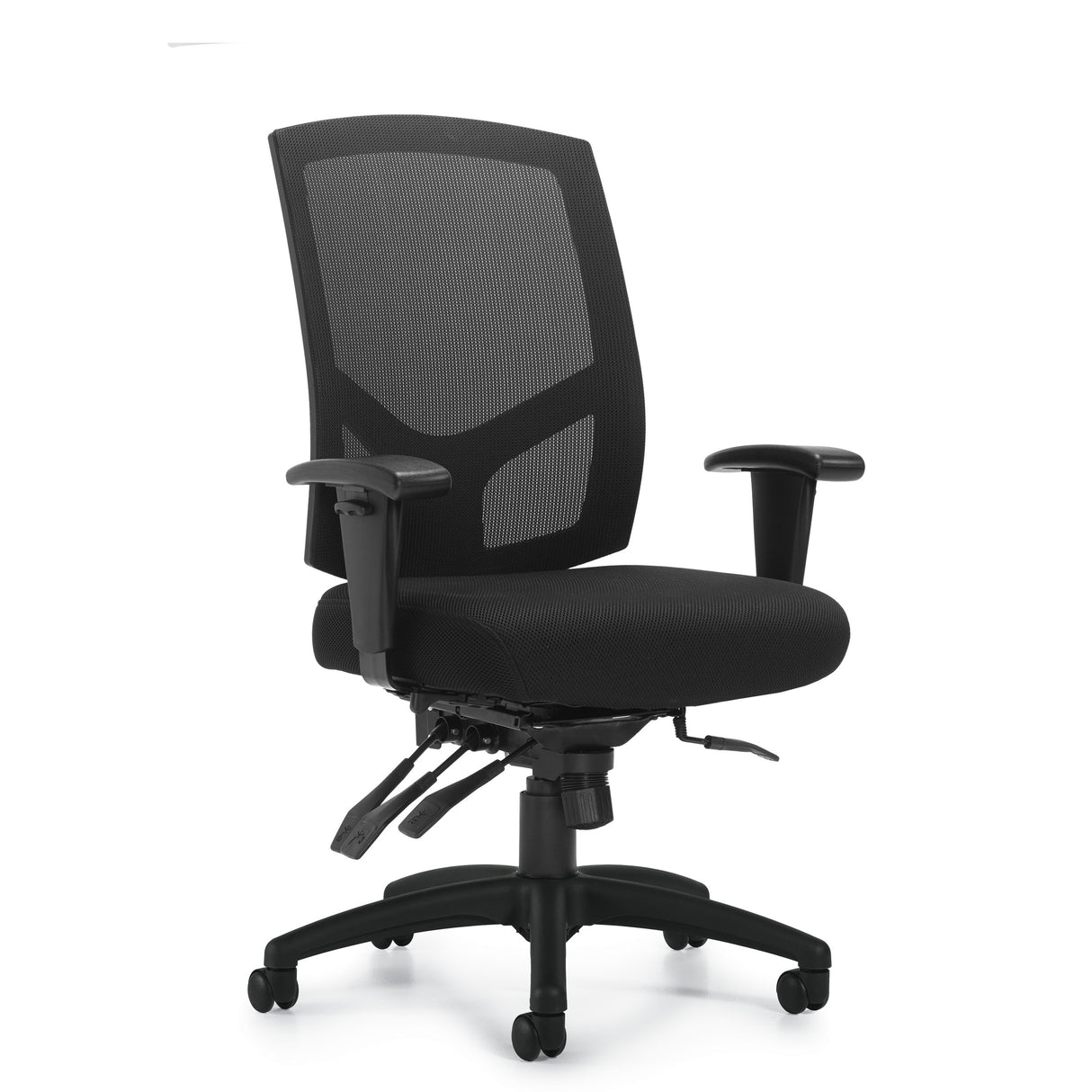 Mesh Back Multi-Function Chair with Arms | OTG11769B