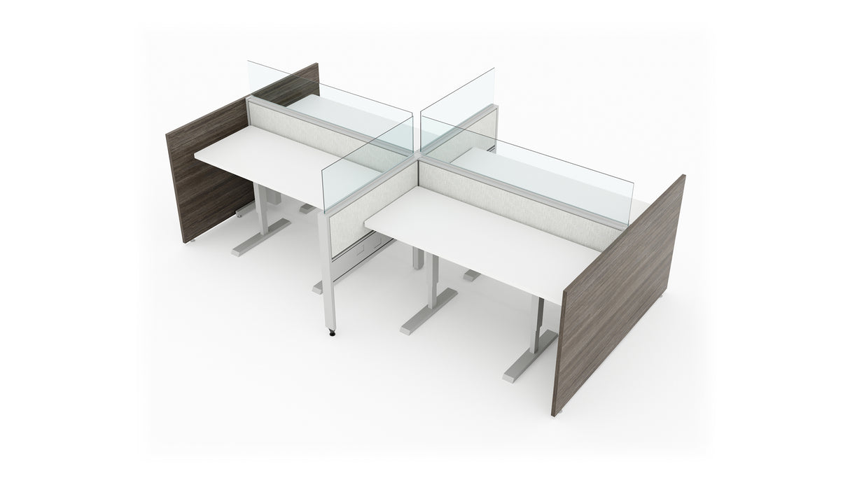 Evolve 4 Person 24" H 60" W Power Beam Typical | EPB504