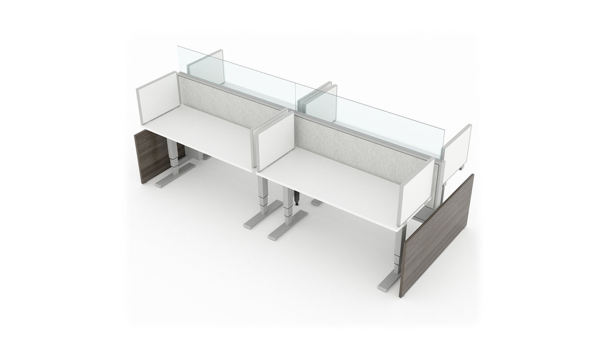 Evolve 4 Person 24" H 72" W Power Beam Typical | EPB506W