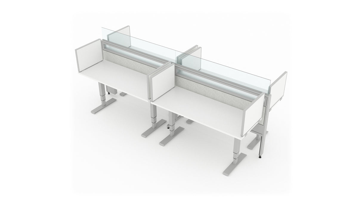 Evolve 4 Person 24" H 60" W Power Beam Typical | EPB507W