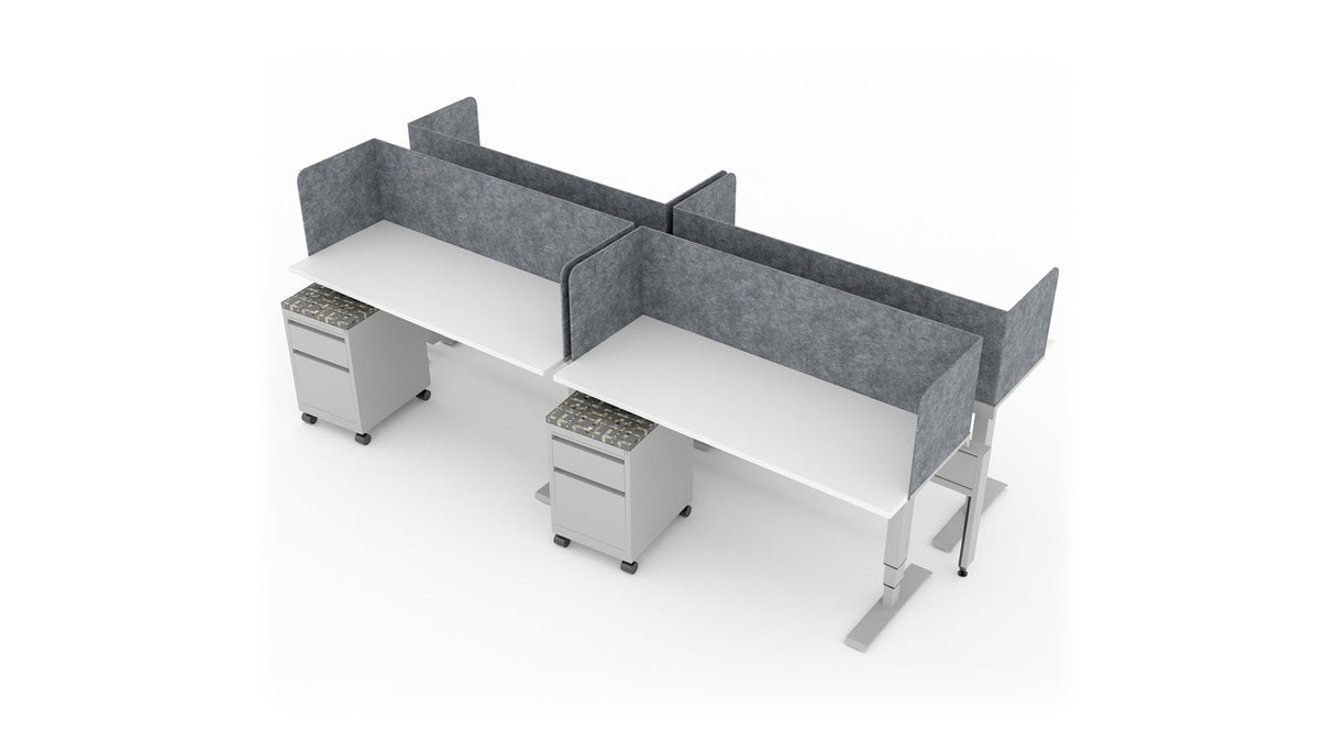 Evolve 4 Person 24" H 60" W Power Beam Typical | EPB510W