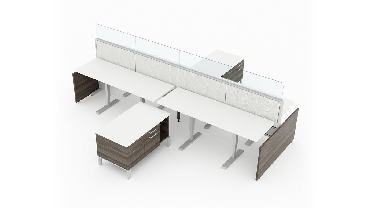 Evolve 4 Person 24" H 72" W Power Beam Typical | EPB514