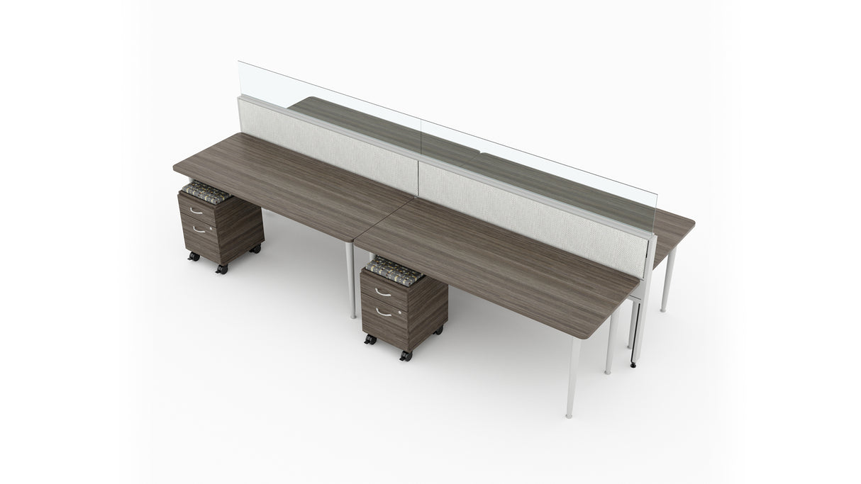 Evolve 4 Person 30" H 72" W Power Beam Typical | EPB520