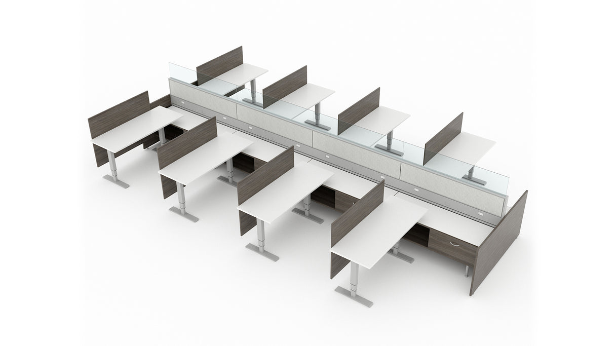 Evolve 8 Person 24" H 60" W Power Beam Typical | EPB530W