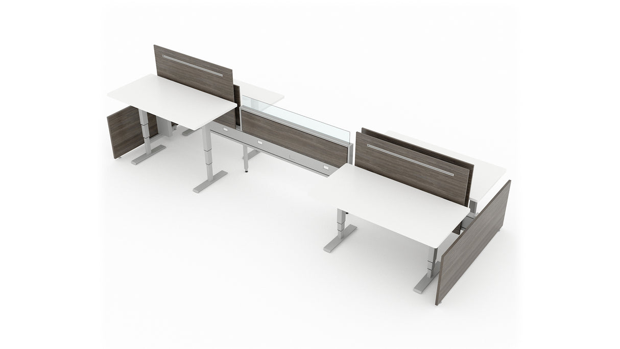 Evolve 4 Person 24" H 60" W Power Beam Typical | EPB532W