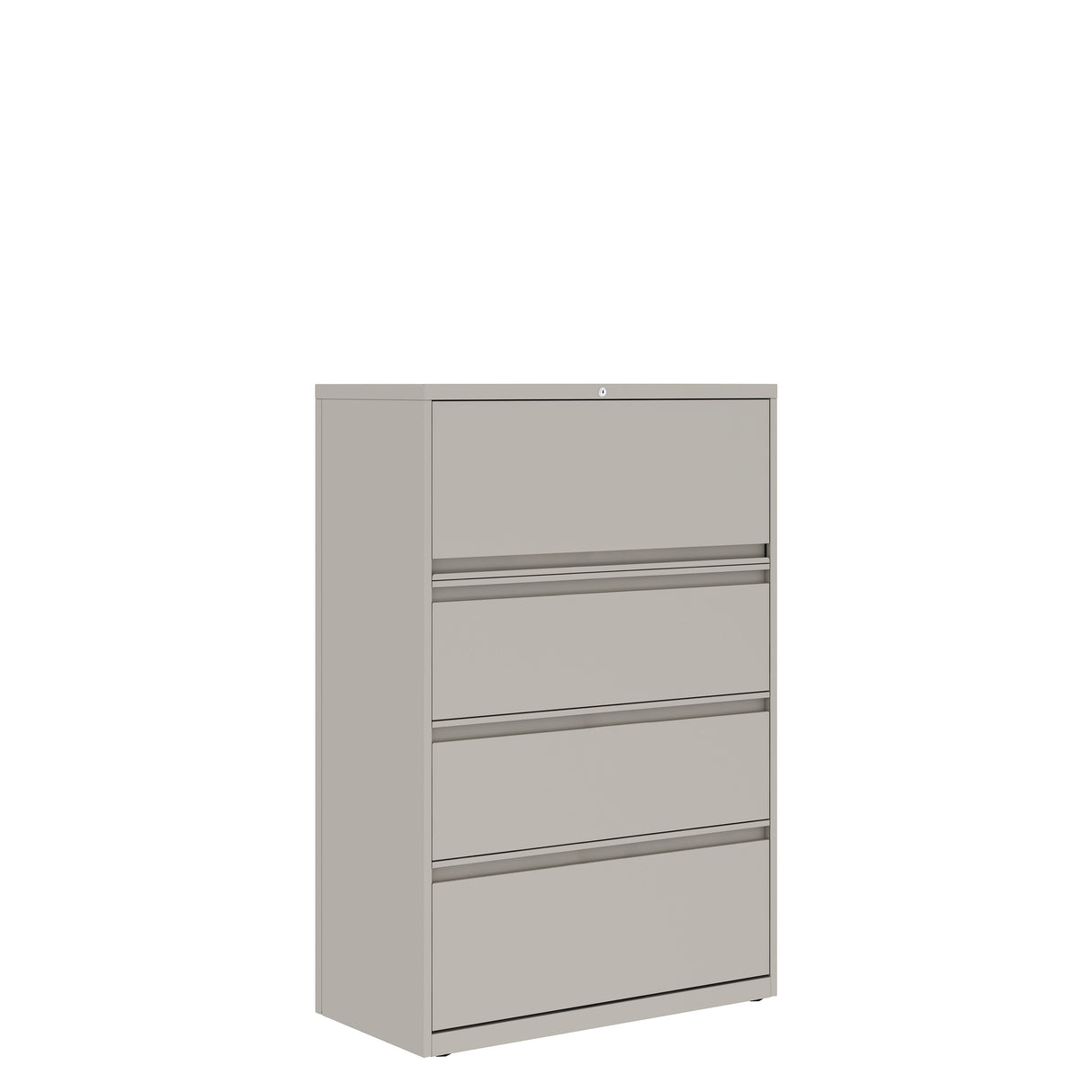 Prime™ 53.6"H Four Drawer Lateral File Cabinet, 36"W x 18"D - One Receding, Three Fixed Front | GULF40H1836P