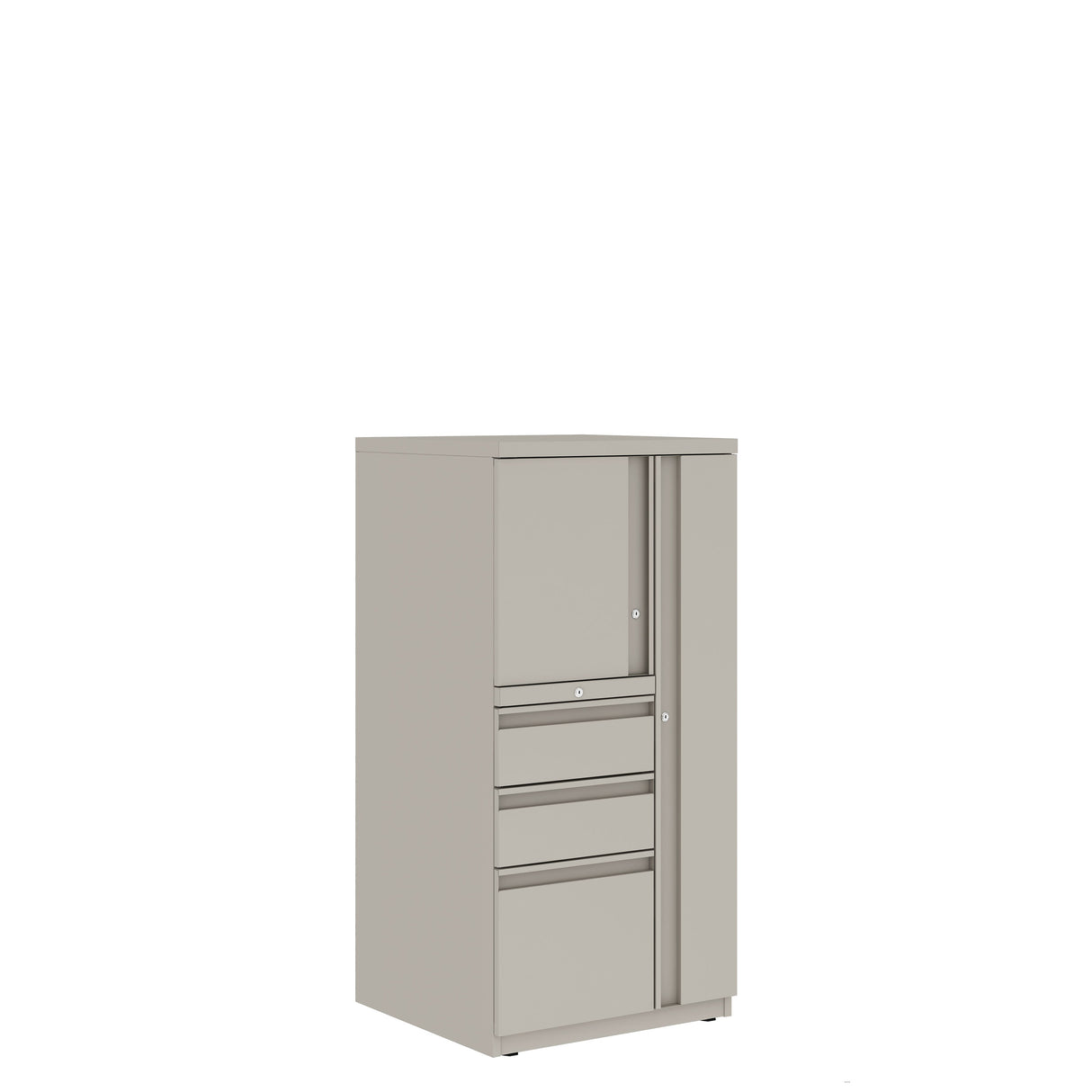 Prime™ 49.6"H Personal Tower, Box/Box/File - Left, Wardrobe - Right | GUSLF4G24BCPR