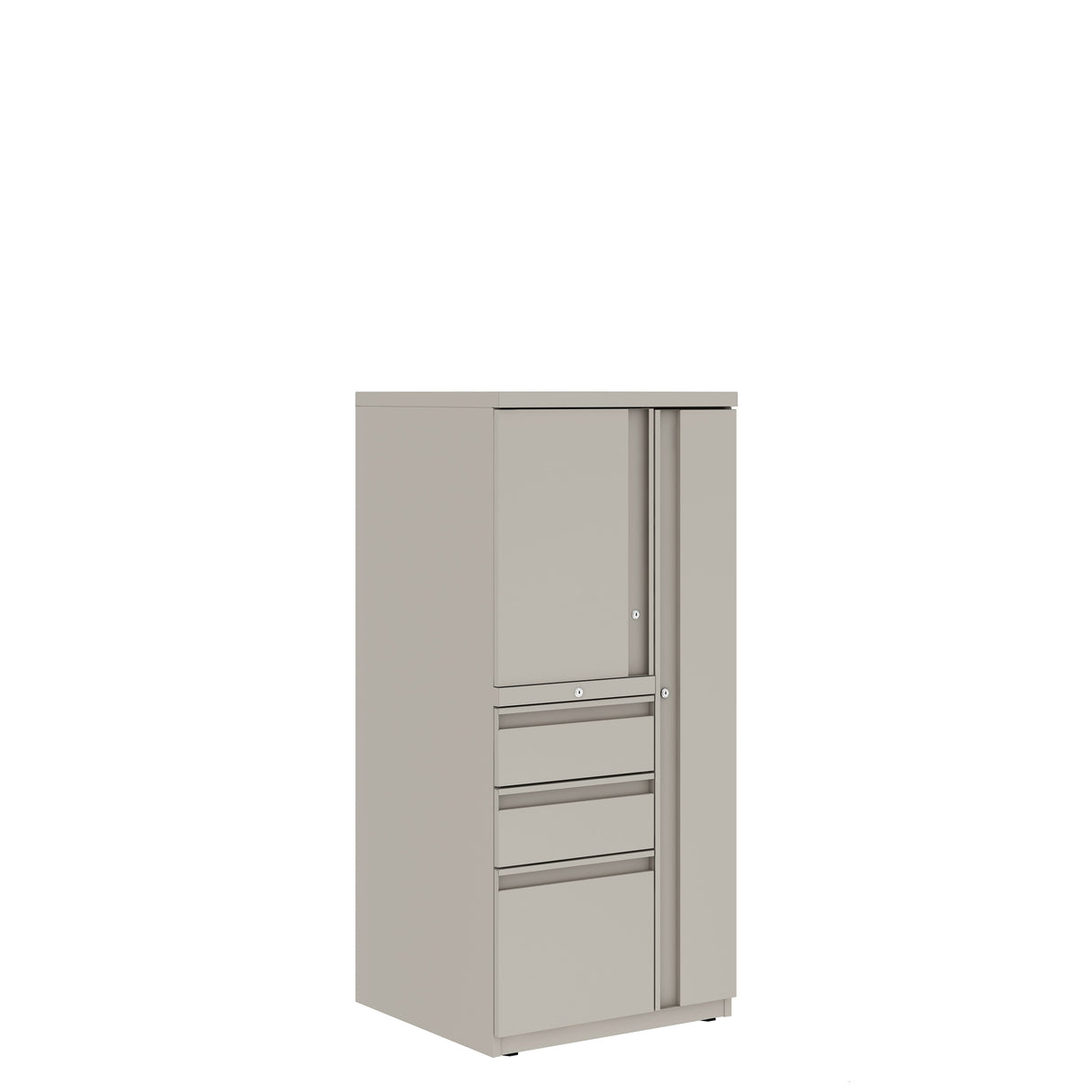 Prime™ 53.6"H Personal Tower, Box/Box/File - Left, Wardrobe - Right | GUSLF4H24BCPR