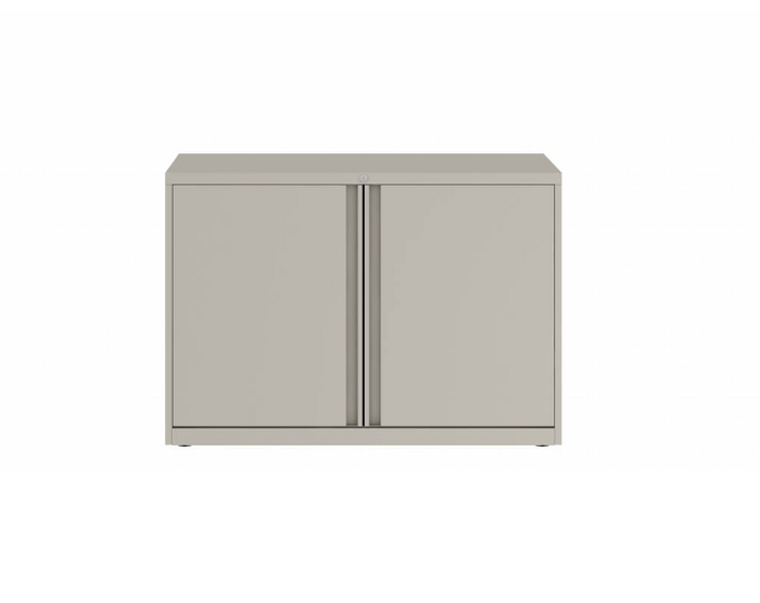 Prime™ 28"H Two High Storage Cabinet, 42"W x 18"D - One Fixed Shelf, One Adjustable Shelf | GUSC21G1842P