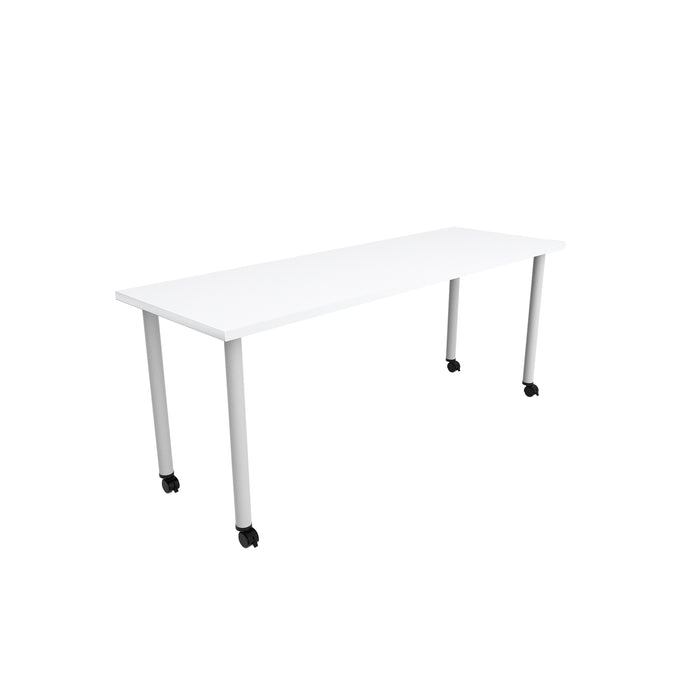 Jurni Multi-Purpose Table with Post Leg and Casters | JN7224NFXPCADSWT