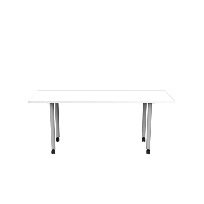 Jurni Multi-Purpose Table with Post Leg and Casters | JN7224NFXPCADSWT
