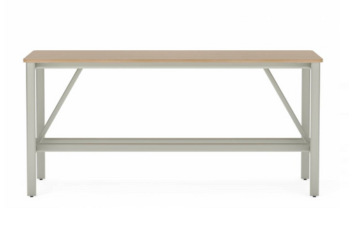 Collaborative Spaces™ 42"H Large Collaboration Table with Small Radius & Levelers - 90"W x 36"D | SCTLBSL3690